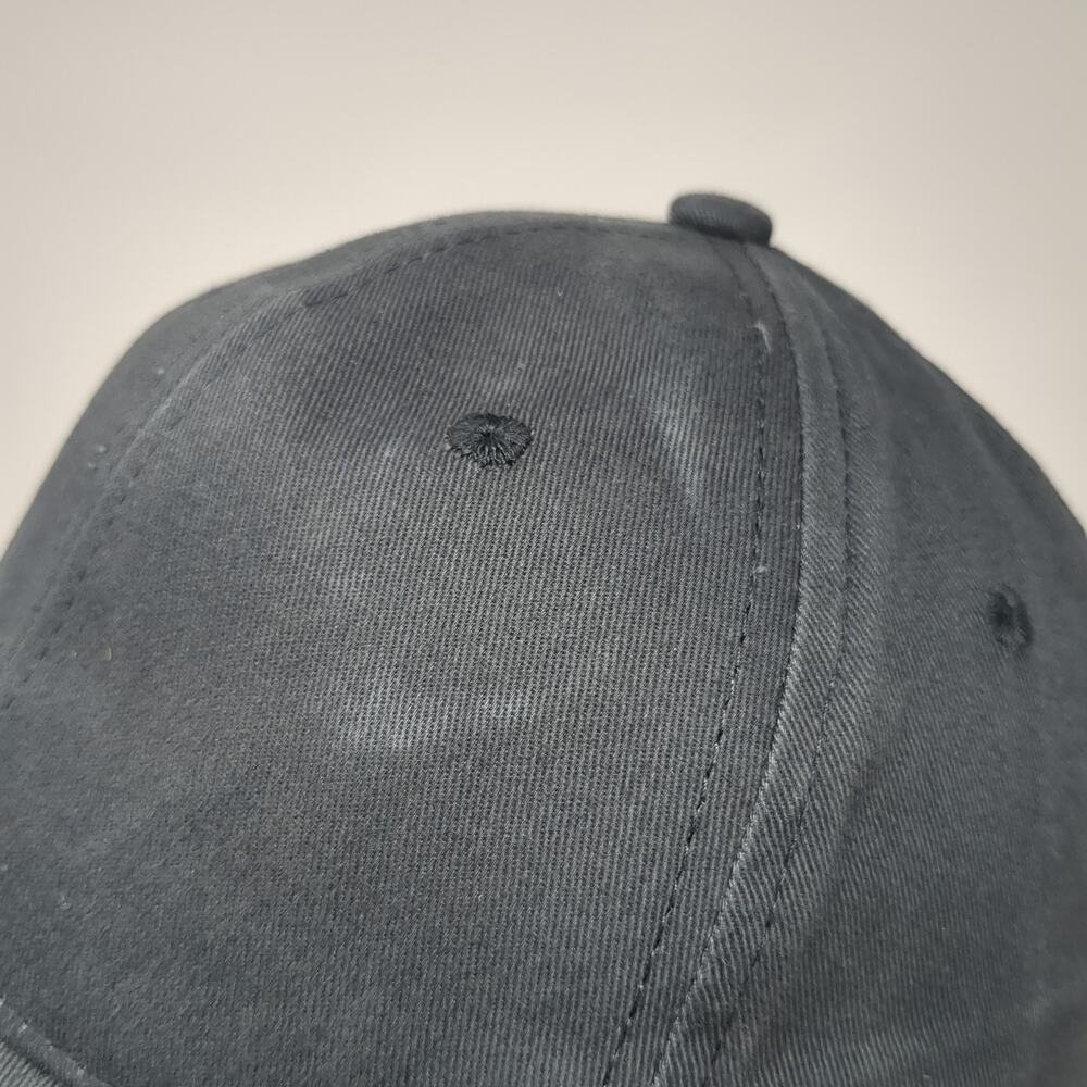 Unbranded Strapback Hat Gray One Size Solid Adjus… - image 5